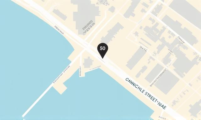 Map showing physical location of Emirates Horizons on Corniche Street 50, Abu Dhabi, UAE